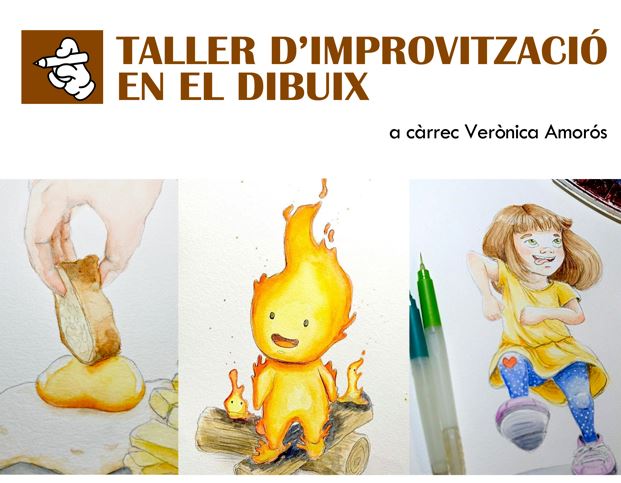 "Taller d'improvisació en el dibuix" a càrrec de Verònica Amorós